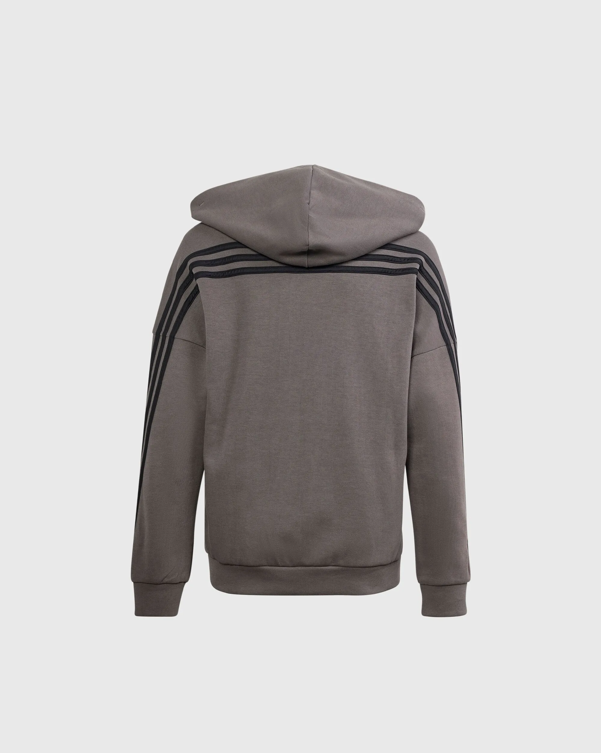 Adidas Giacca Future Icons 3-Stripes Full-Zip Hooded Marrone Bambino