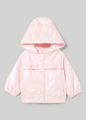 BLUKIDS  Giubbino full zip con cappuccio neonata