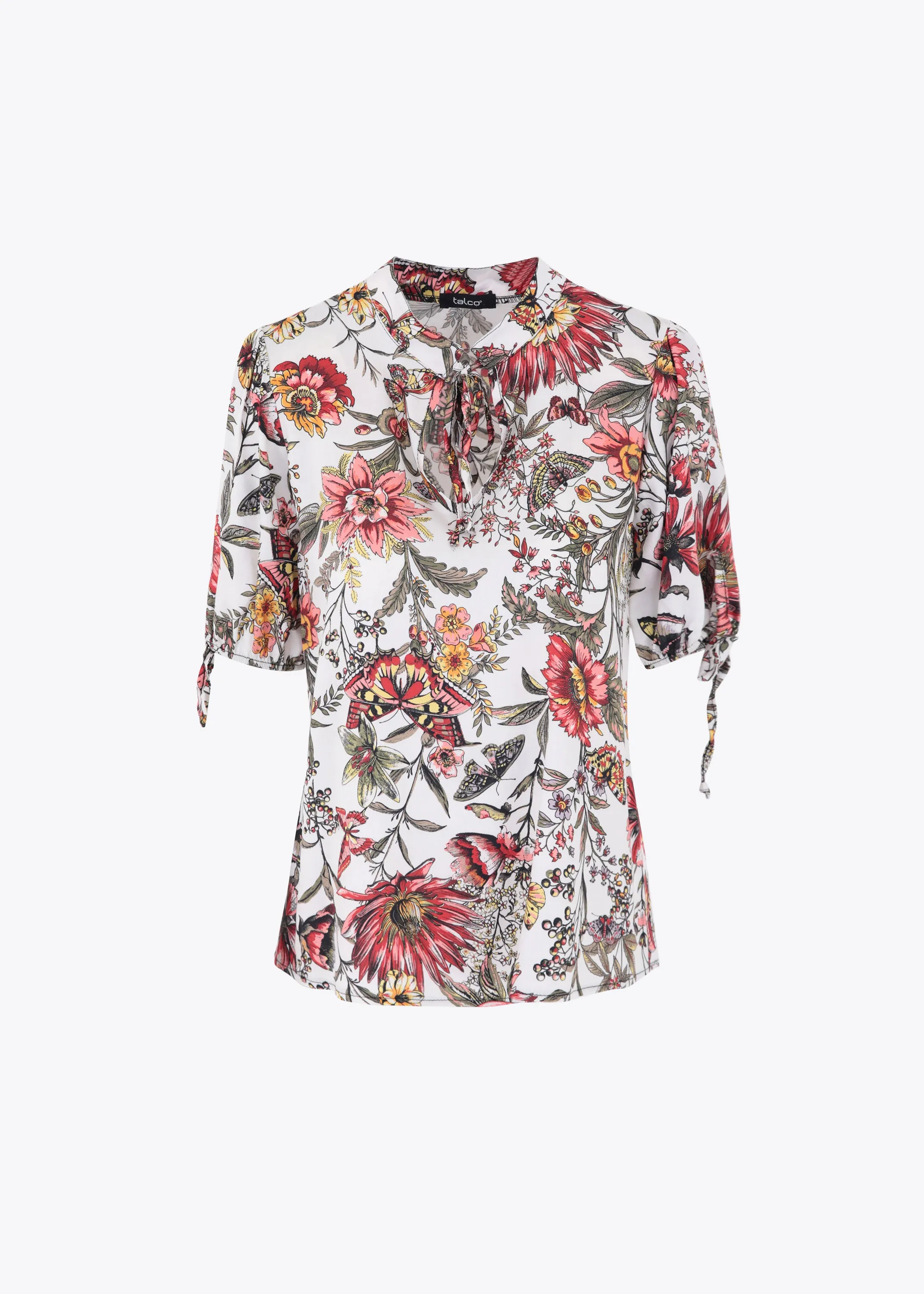 Blusa in viscosa fantasia floreale - PE24