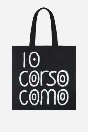  borsa shopping in canvas stampa logo  