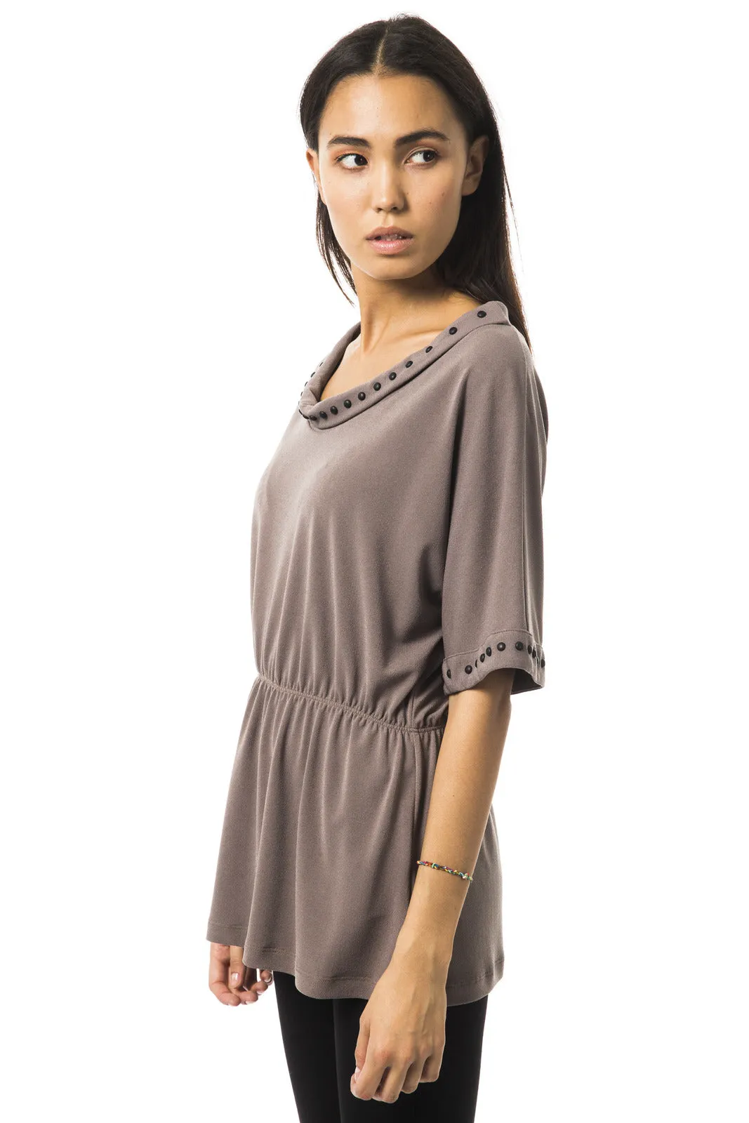 By Byblos blusa grigio   