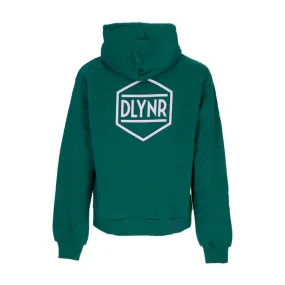 felpa cappuccio uomo logo back hoodie GREEN