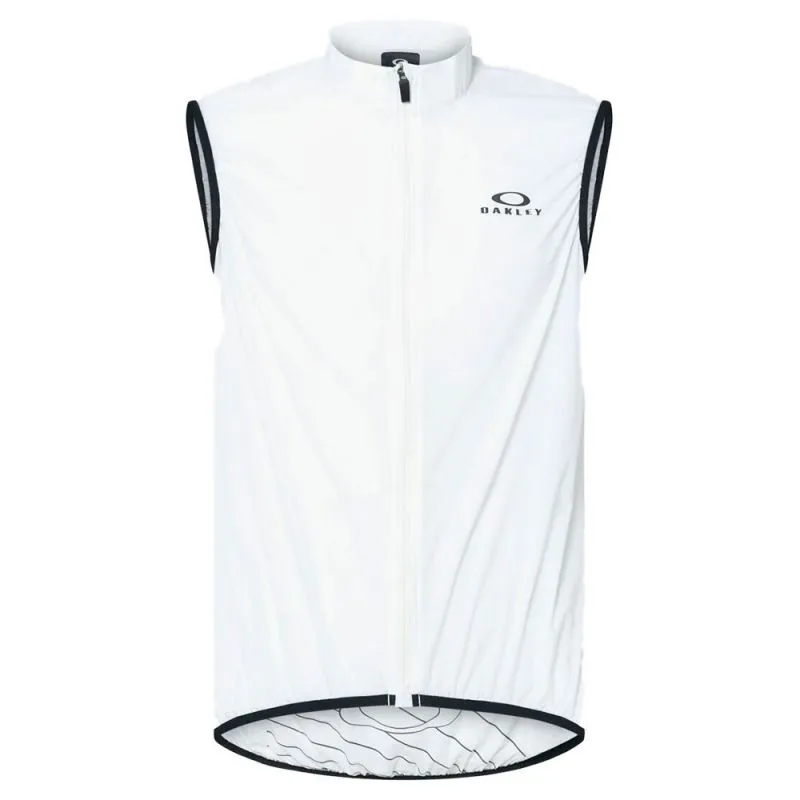 Giacca da bici senza maniche Oakley ENDURANCE PKBL WIND VEST (Bianco)