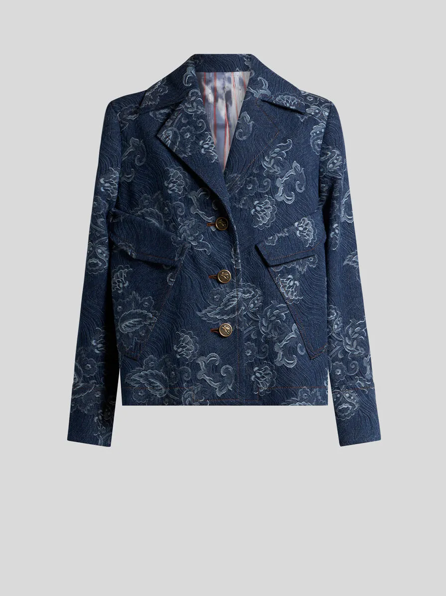 GIACCA IN DENIM JACQUARD