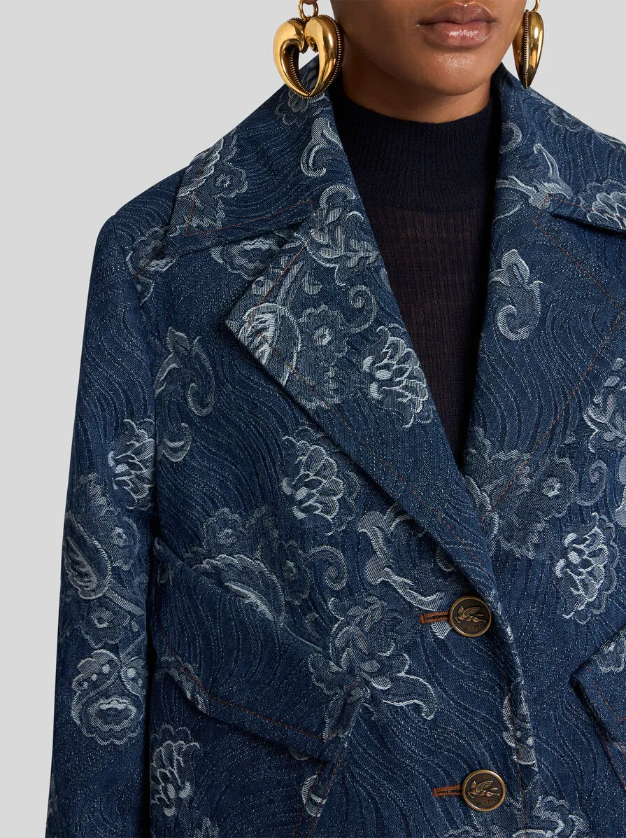 GIACCA IN DENIM JACQUARD