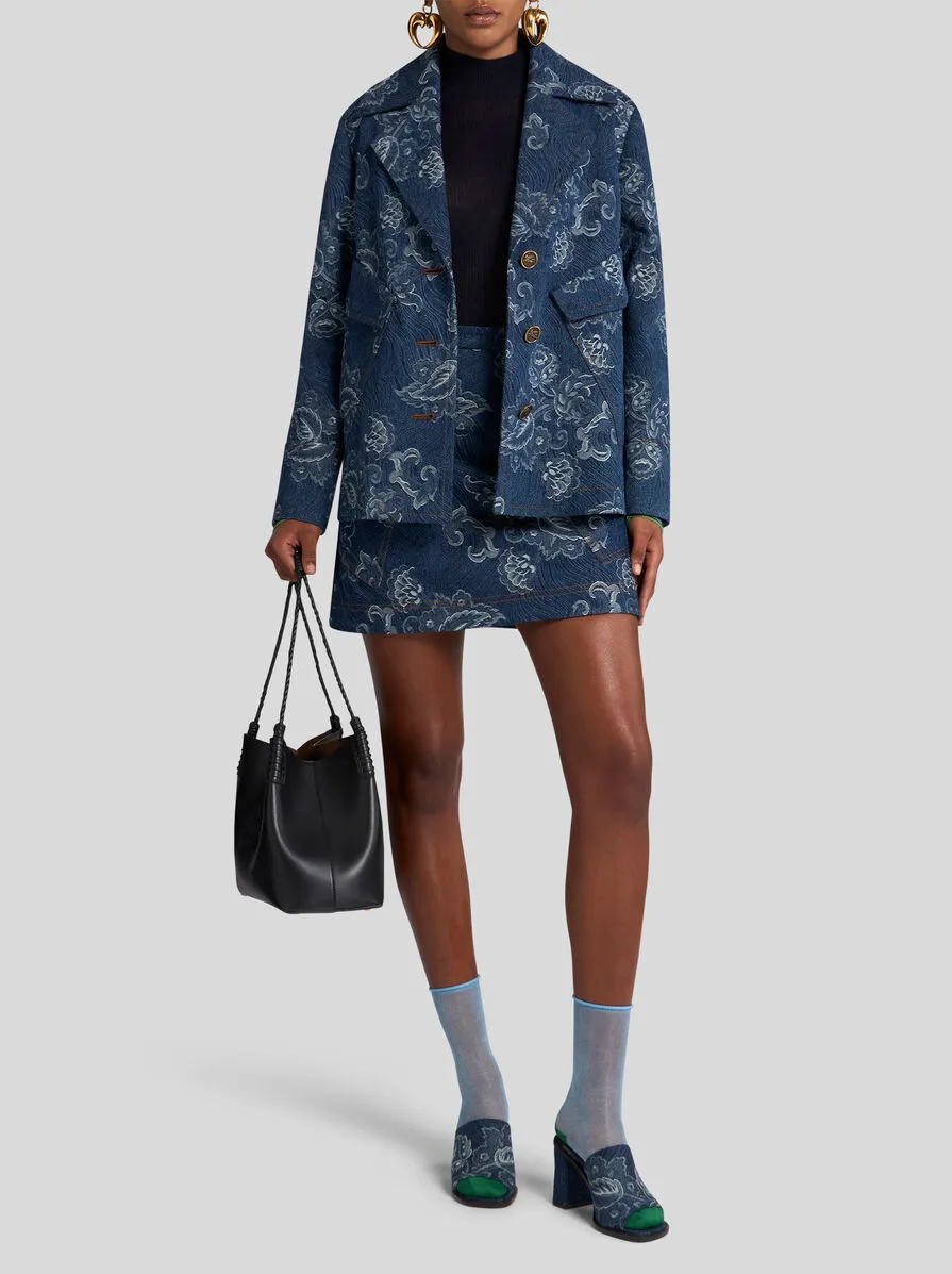 GIACCA IN DENIM JACQUARD