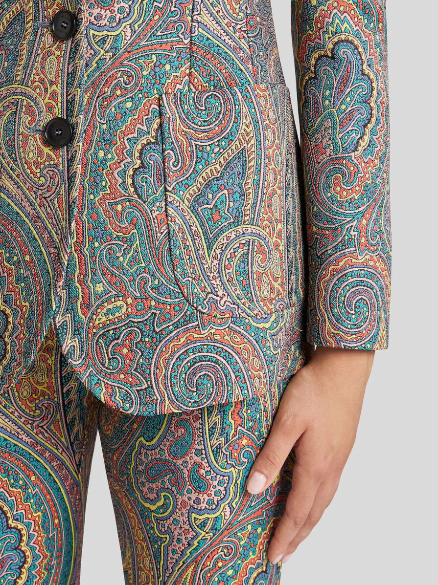 GIACCA MONOPETTO PAISLEY