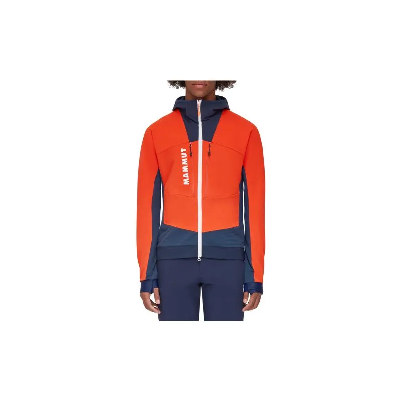 Giacca Soft Shell Mammut Aenergy SO Hybrid (hot red navy) Uomo