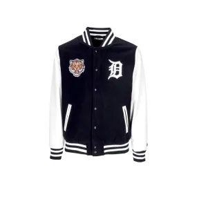 giubbotto college uomo mlb wordmark varsity jacket dettig BLACK