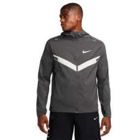 Nike Giacca Running Hoodie Hakone Medium Grigio Bianco Uomo