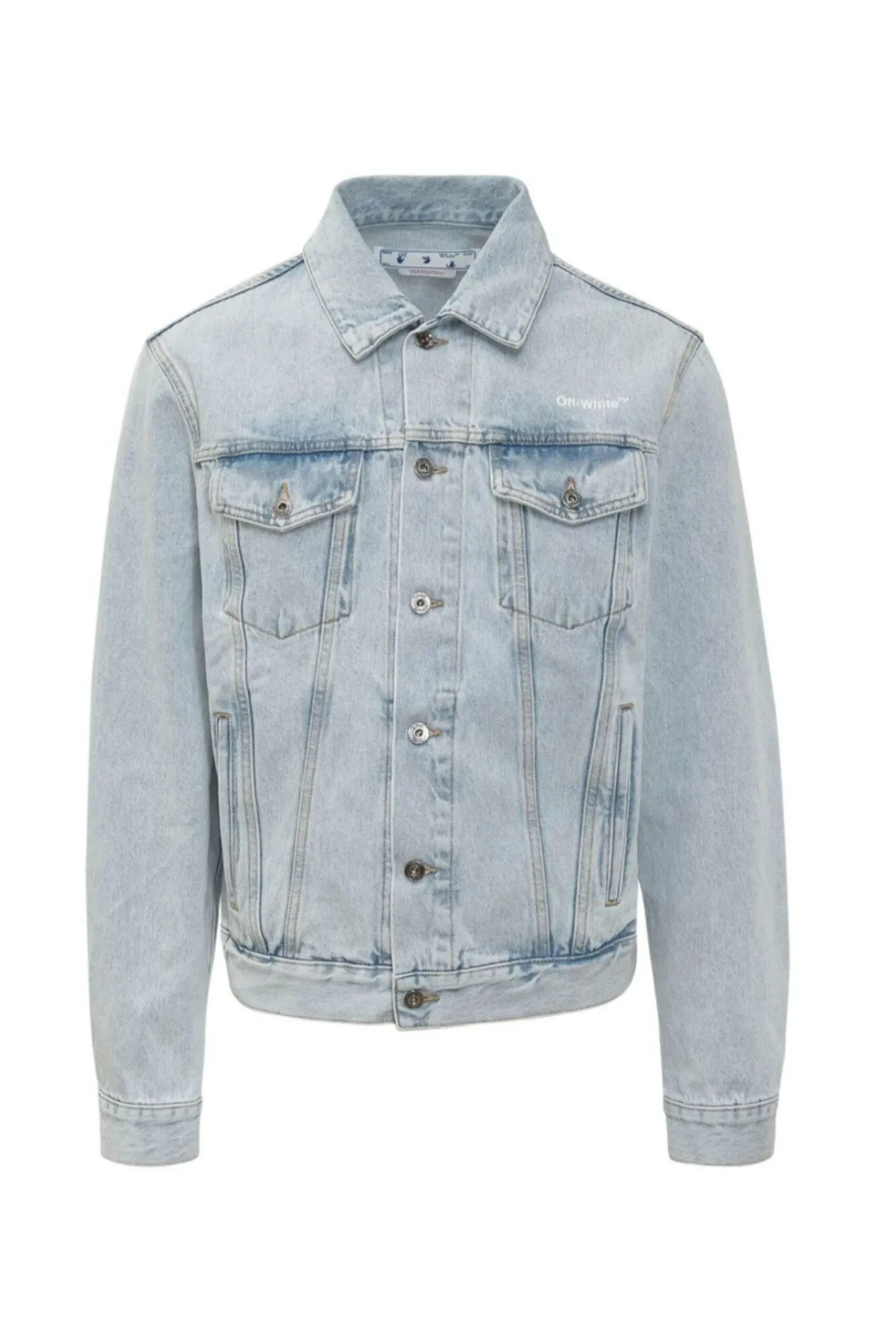 Off White Giacca In Denim Con Stampa