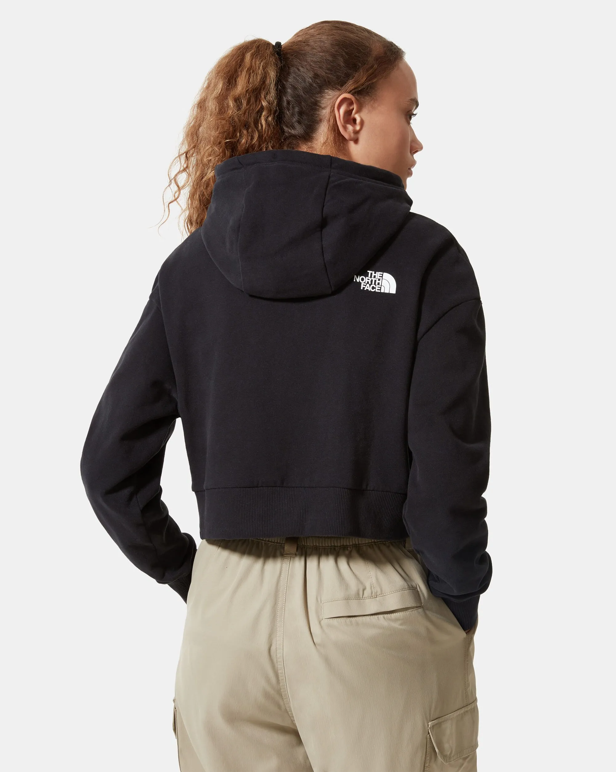 The North Face Trend Crop Felpa Cappuccio Nero Donna